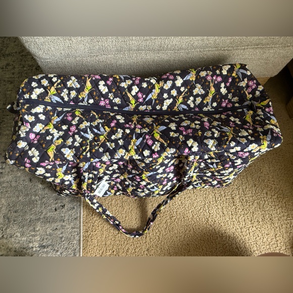 Vera Bradley Disney Tinker Bell's Flight Large Duffel Bag NWT - Picture 6 of 10